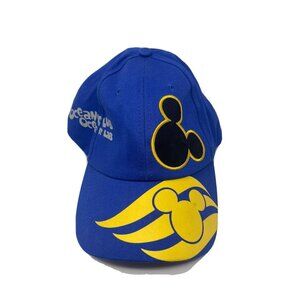 Disney Cruise Line Hat Cap Oceaneer Club Lab Blue and Yellow Youth Adjustable